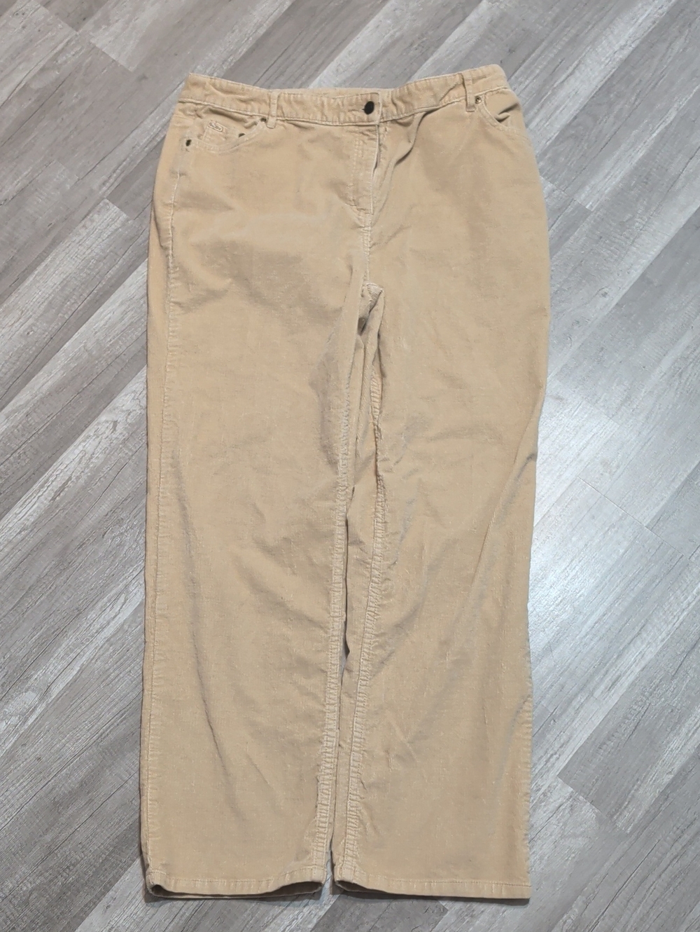 Charter Club Tan Straight-Leg Women’s Jeans Caudory material Size 16
